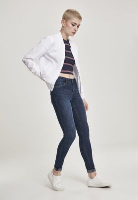 Striped sweatshirt lady
