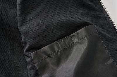 Vest in teddy fleece - black