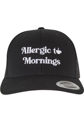 Allergic To Mornings Retro Trucker