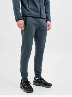 Mörkblå slim fit joggingbyxa