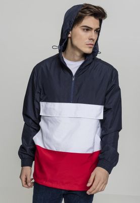 Color block pullover jacket