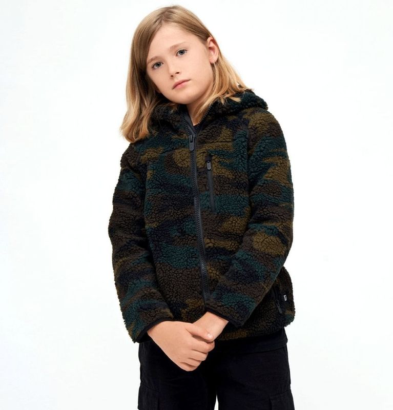 Teddy jacket woodland camo - Child