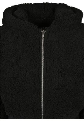 Short oversize teddy jacket