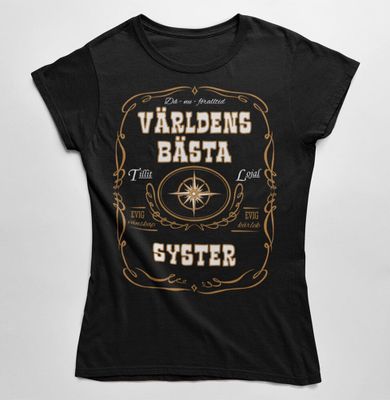 Världens bästa syster T-shirt