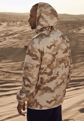 Camo Pull Over Windbreaker