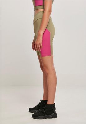 Ladies Color Block Cycle Shorts