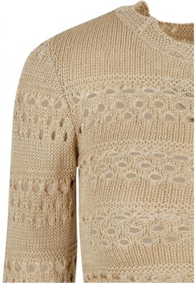 Crocheted short sweater for women