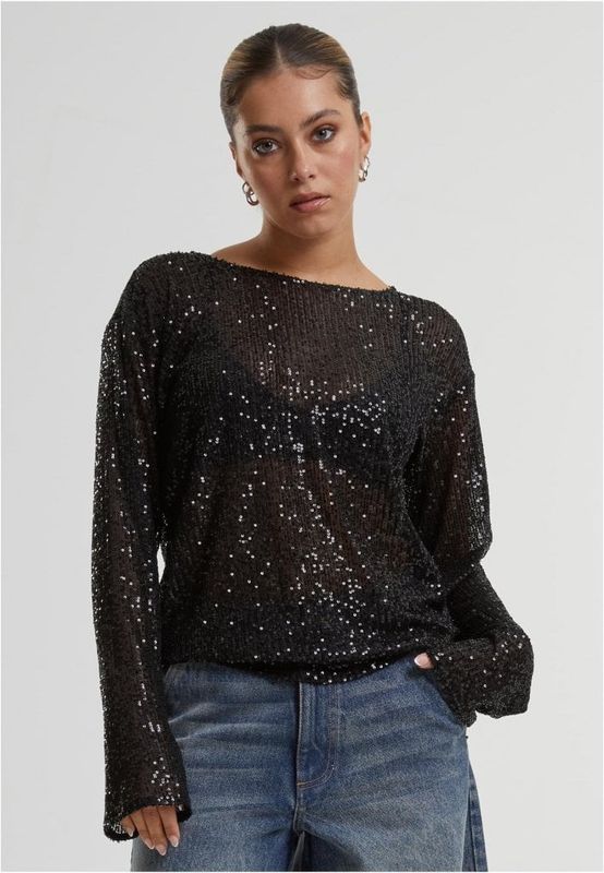 Ladies Sequins Longsleeve