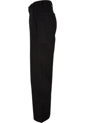Black work trousers for women.