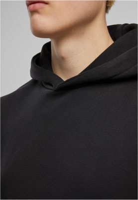 Huvtröja för herr med vintage oversize – svart