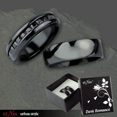Partner rings Dark Romance stainless steel