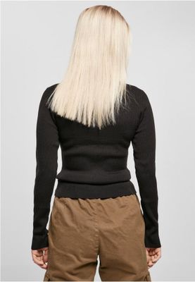 Ladies Rib Knit Turtelneck Sweater