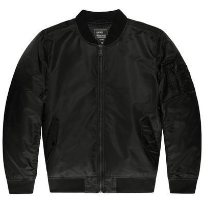 Satin bomber jacket for men