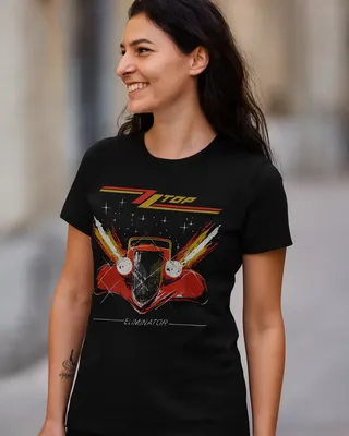 ZZ Top Eliminator T-shirt dam i svart