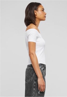 Belly shirt with open shoulders