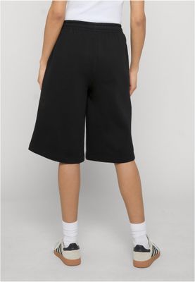 Långa mjukisshorts för dam – svart
