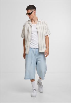 Shorts för herr med skater– new light blue washed