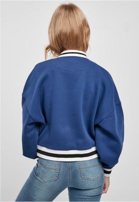 Ladies Oversized College Sweat Jacket