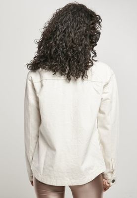 Shirt jacket in oversize women