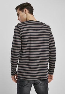 Randig longsleeve herr