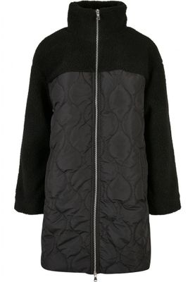 Ladies Oversized Sherpa Quilted Coat