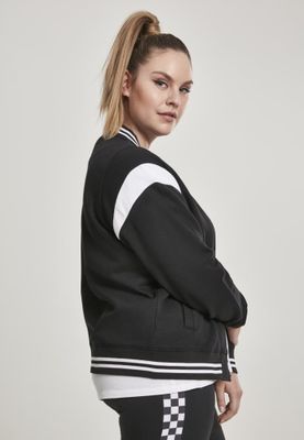 Black and white college jacket ladies