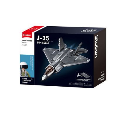 J-35S Stealth Aircraft Metal Coating Version - Sluban - M38-B1186
