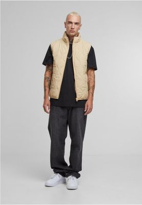 Stylish Olive Green Quilted Vest for Men