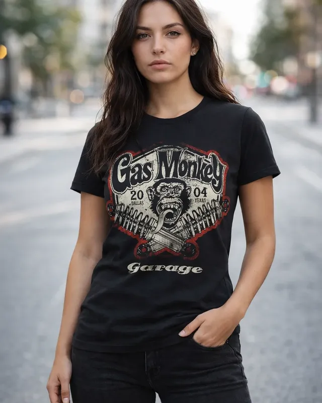 Gas Monkey Garage Spring Coils Girly Tee