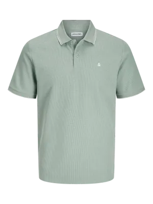 Ljusgrön plus size pikétröja herr – Jack & Jones