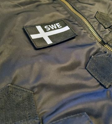 US Tactical Flight Jacket - SWE gray flag