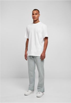 Soft trousers with wide cuffs and slits