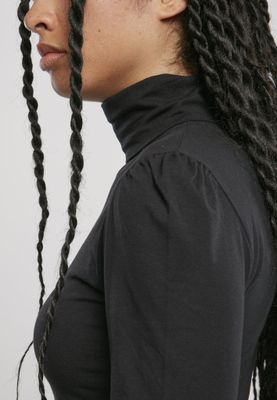 Poloshirt med puffearm