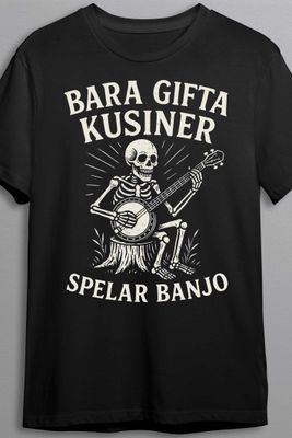 Bara gifta kusiner spelar bajo - T-shirt