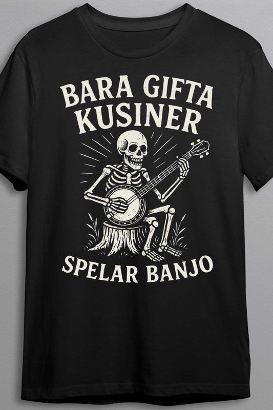 Bara gifta kusiner spelar bajo - T-shirt