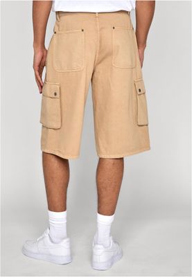 Shorts för herr med washed Workwear – unionbeige