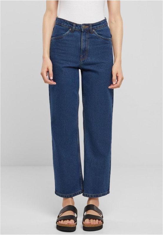 Short Straight Leg Jeans - Women's