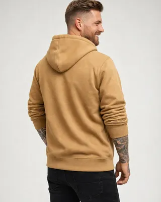 Tactical Sweat Jacket Huvtröja för herr - camel