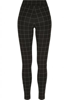 High leggings with checkered pond