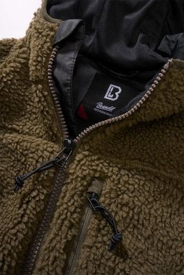 Teddy Fleece zip jacket olive - Ladies