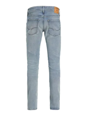 Ljusblå slim fit jeans herr - GLENN