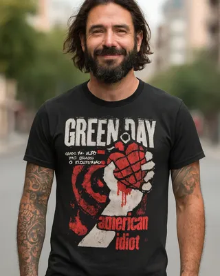 American Idiot Spiral Arm T-Shirt