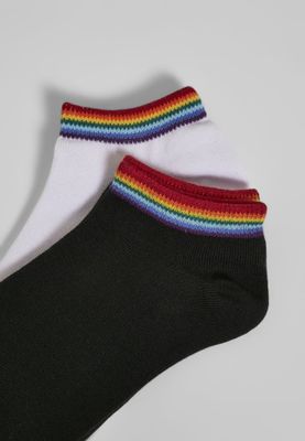 Rainbow Socks No Show 4-Pack