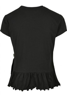 T-shirt with ruffles in organic cotton