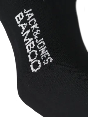 Svarta Bambu Ankelstrumpor – 5-pack Låga Herrsockor