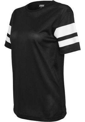 Ladies Stripe Mesh Tee