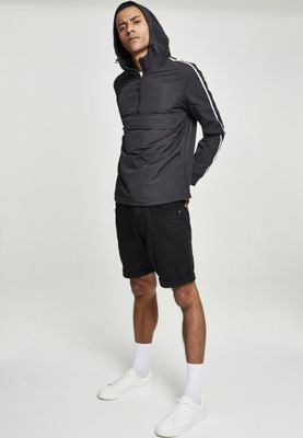 Crinkle pull over jacket