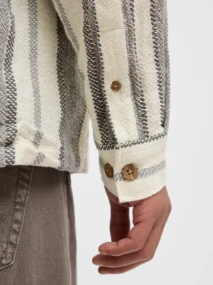 Jacquard Overshirt herr