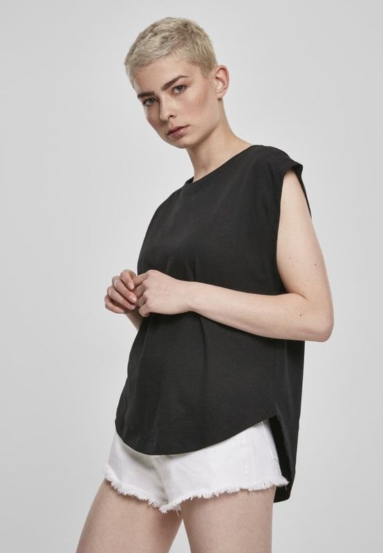 T-shirt with short and wide arms