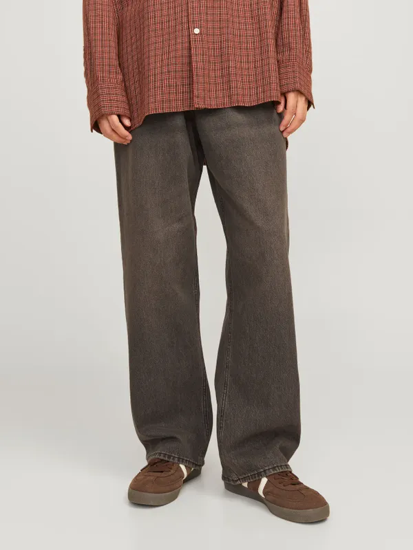 Mörka loose fit jeans herr - RON